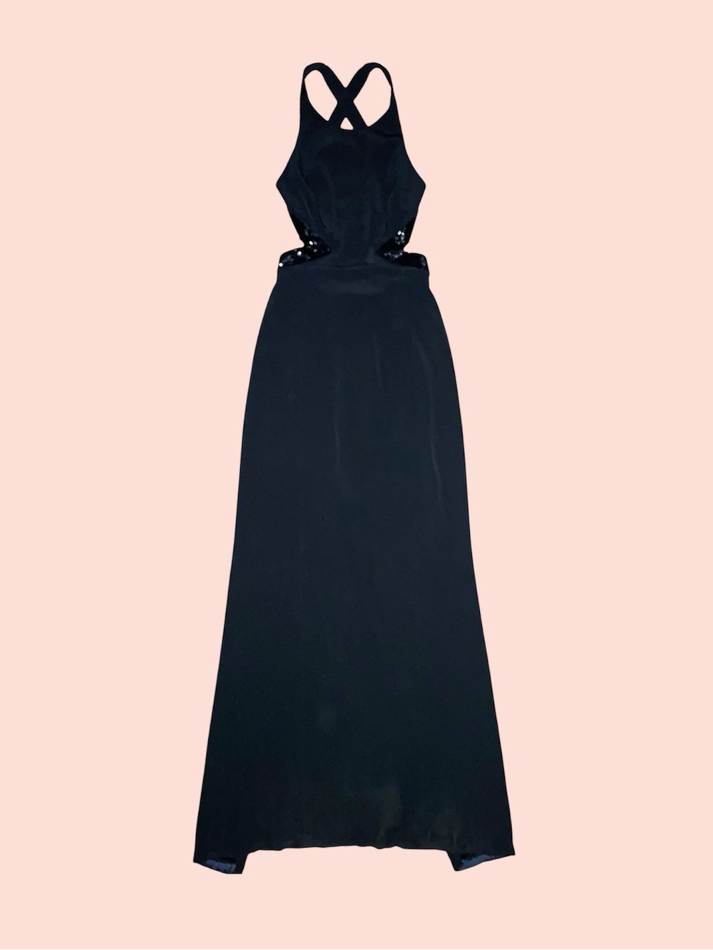 Black Beaded Gown
